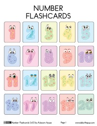 NUMBER FLASHCARDS